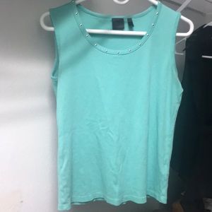 Teal tank top
